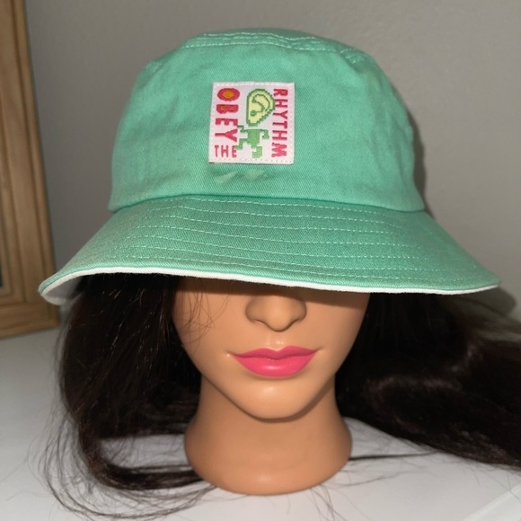 OBEY Rhythm Bucket Hat -mint color - Picture 2 of 5
